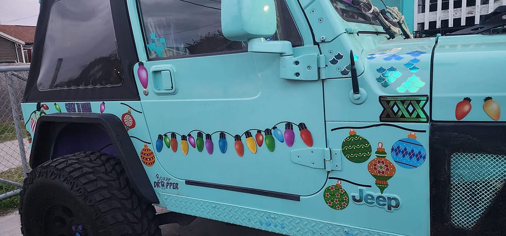 Jeep Christmas Decals
