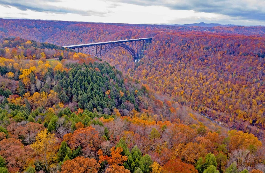 2. New River Gorge, West Virginia - Wild and Wonderful Fall